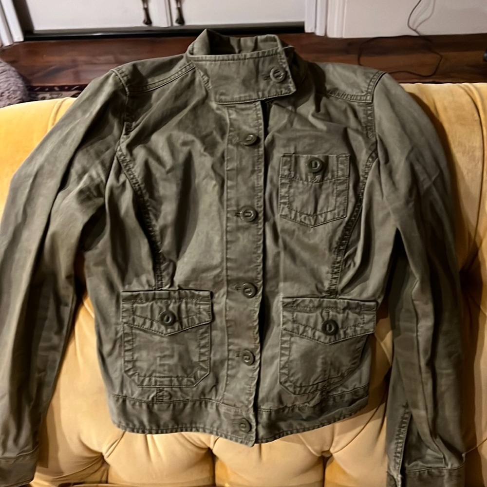 Women's Olive Utility Jacket
